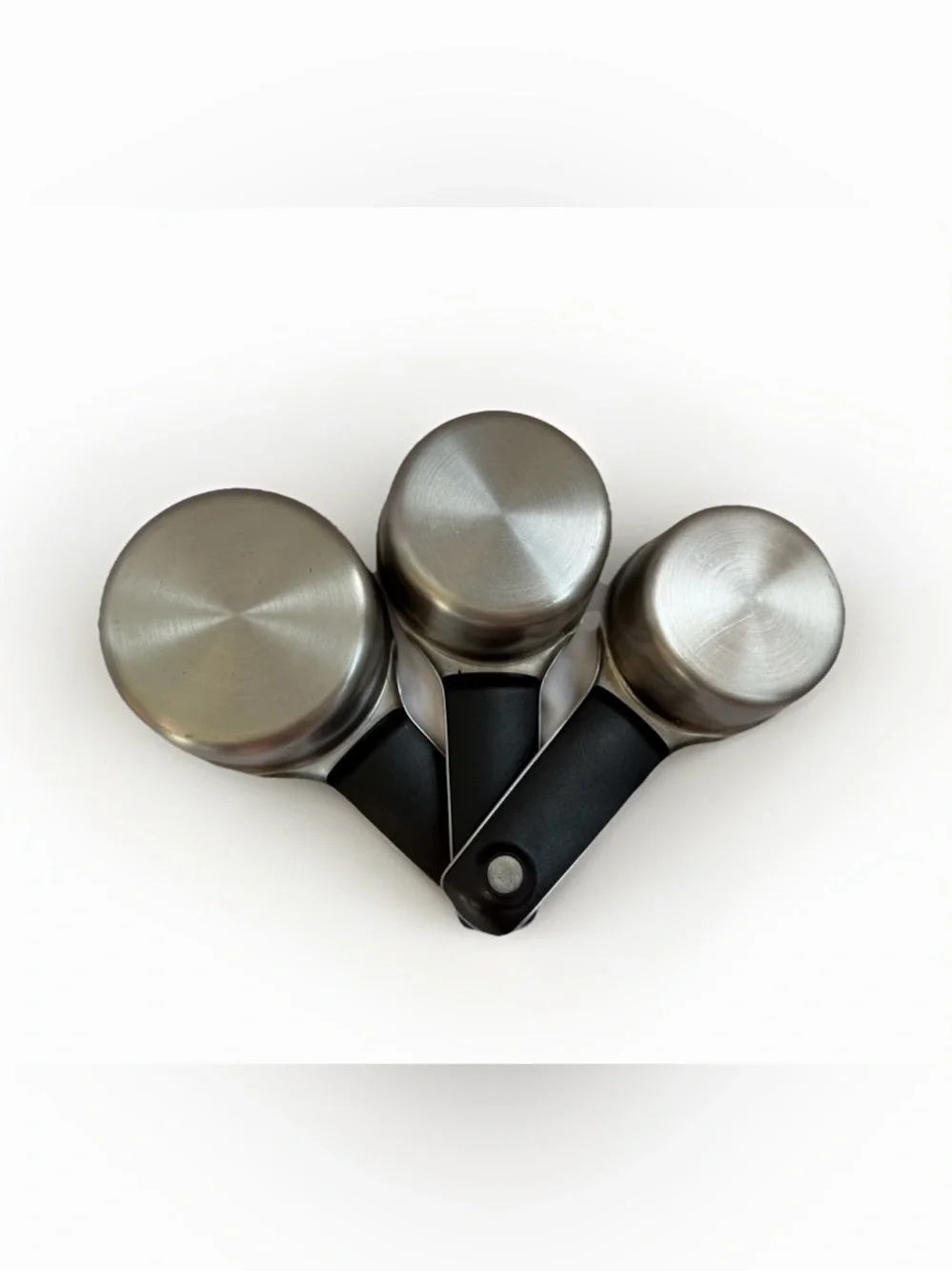 OXO Good Grips Stainless Steel Magnetic Measuring Cups Set of 3 1/2 1/3 1/4 Cup
